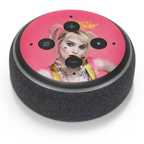 DC Comics Harley Quinn Movie Character Poster Amazon Echo Dot Skin