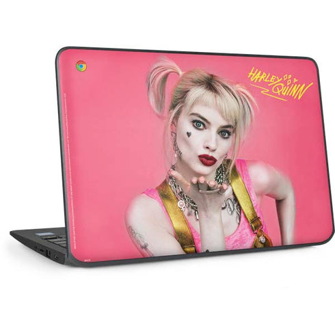 DC Comics Harley Quinn Blowing Kisses HP Chromebook Skin