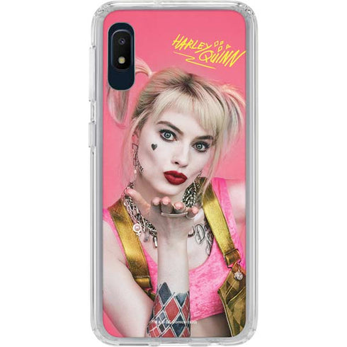 DC Comics Harley Quinn Movie Character Poster Galaxy A10e Clear Case