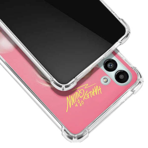 DC Comics Harley Quinn Movie Character Poster Galaxy A13 5G Clear Case