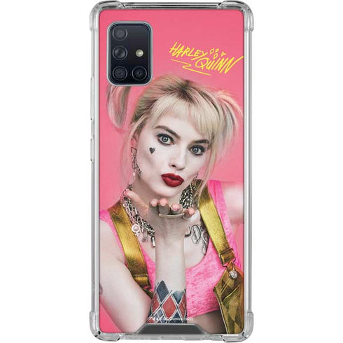 DC Comics Harley Quinn Movie Character Poster Galaxy A51 5G Clear Case