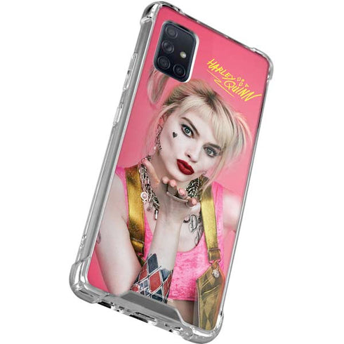 DC Comics Harley Quinn Movie Character Poster Galaxy A51 5G Clear Case