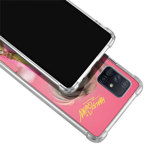 DC Comics Harley Quinn Movie Character Poster Galaxy A71 5G Clear Case