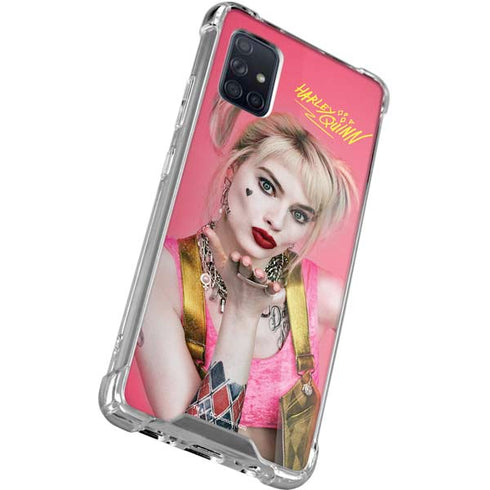 DC Comics Harley Quinn Movie Character Poster Galaxy A71 5G Clear Case