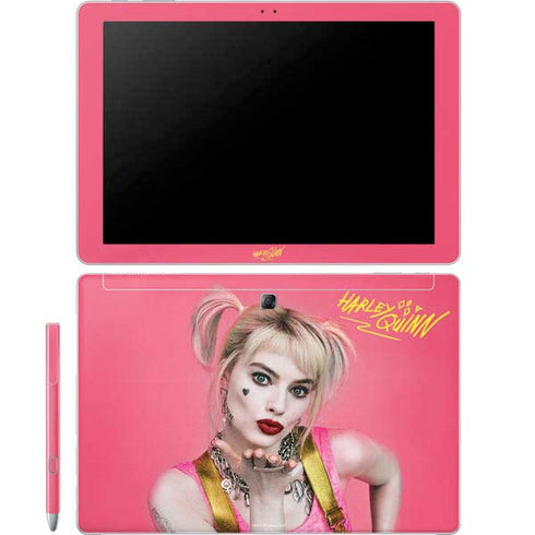 DC Comics Harley Quinn Movie Character Poster Galaxy Book 12in Skin