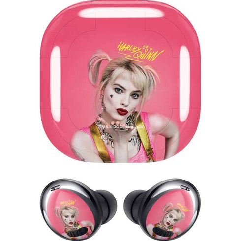 DC Comics Harley Quinn Movie Character Poster Galaxy Buds Pro Skin