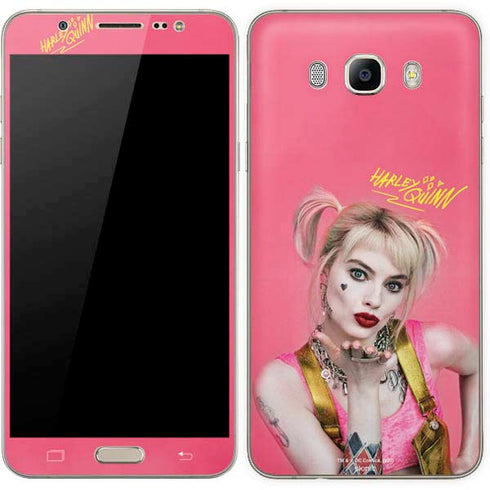 DC Comics Harley Quinn Movie Character Poster Galaxy J7 Skin