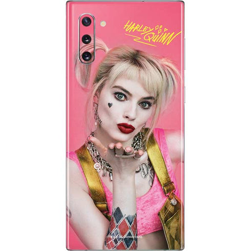 DC Comics Harley Quinn Movie Character Poster Galaxy Note 10 Skin