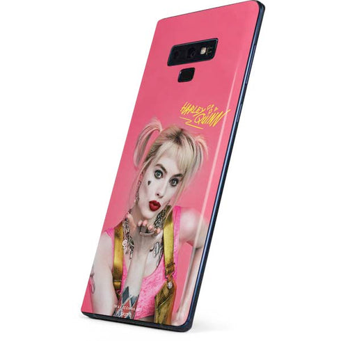 DC Comics Harley Quinn Movie Character Poster Galaxy Note 9 Skin