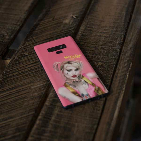 DC Comics Harley Quinn Movie Character Poster Galaxy Note 9 Skin