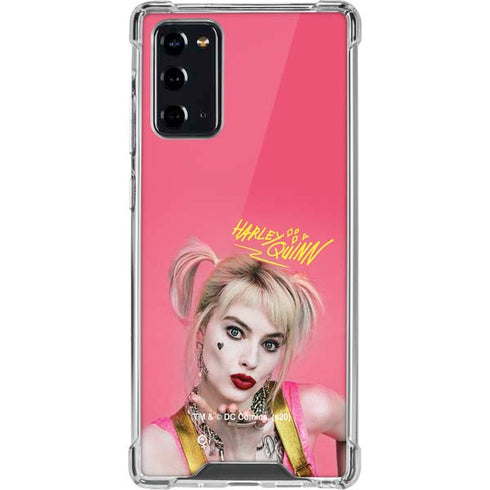 DC Comics Harley Quinn Movie Character Poster Galaxy Note20 5G Clear Case