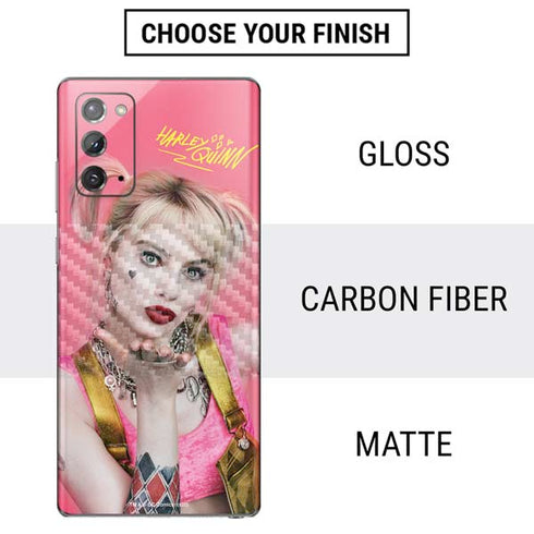 DC Comics Harley Quinn Movie Character Poster Galaxy Note20 5G Skin