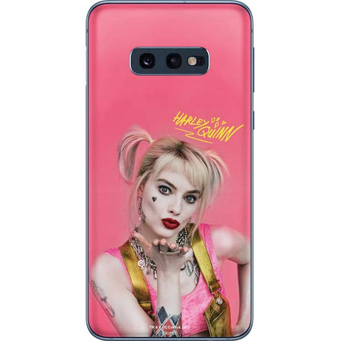 DC Comics Harley Quinn Movie Character Poster Galaxy S10e Skin