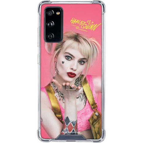 DC Comics Harley Quinn Movie Character Poster Galaxy S20 FE Clear Case