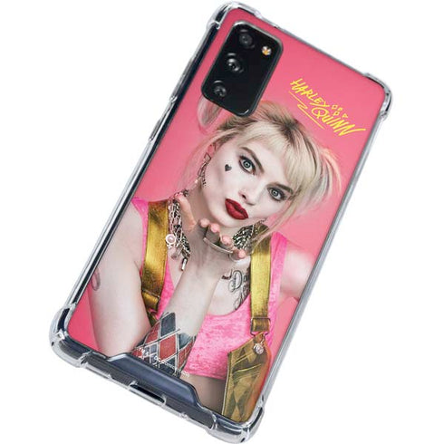 DC Comics Harley Quinn Movie Character Poster Galaxy S20 FE Clear Case
