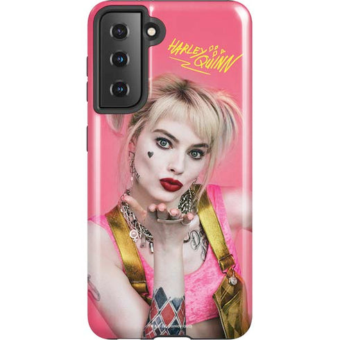 DC Comics Harley Quinn Movie Character Poster Galaxy S21 5G Pro Case