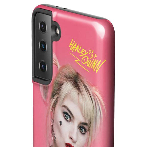 DC Comics Harley Quinn Movie Character Poster Galaxy S21 Plus 5G Pro Case