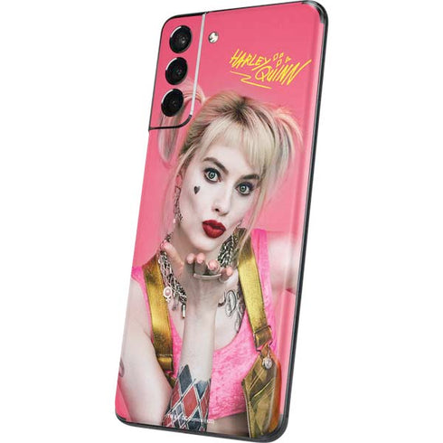 DC Comics Harley Quinn Movie Character Poster Galaxy S21 Plus 5G Skin