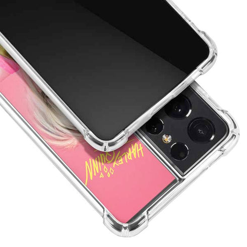 DC Comics Harley Quinn Movie Character Poster Galaxy S21 Ultra 5G Clear Case