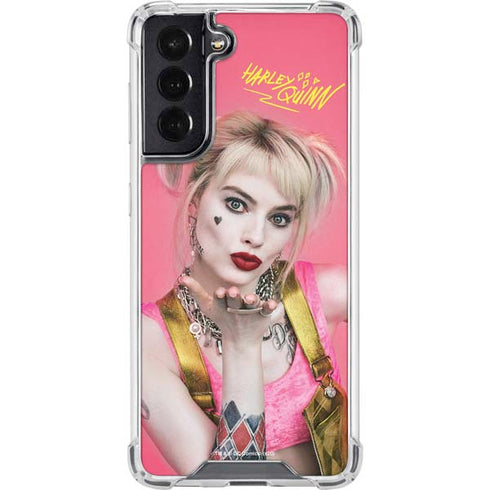 DC Comics Harley Quinn Movie Character Poster Galaxy S22 Clear Case