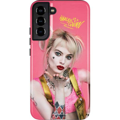 DC Comics Harley Quinn Movie Character Poster Galaxy S22 Plus Pro Case