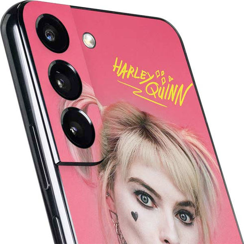 DC Comics Harley Quinn Movie Character Poster Galaxy S22 Plus Skin