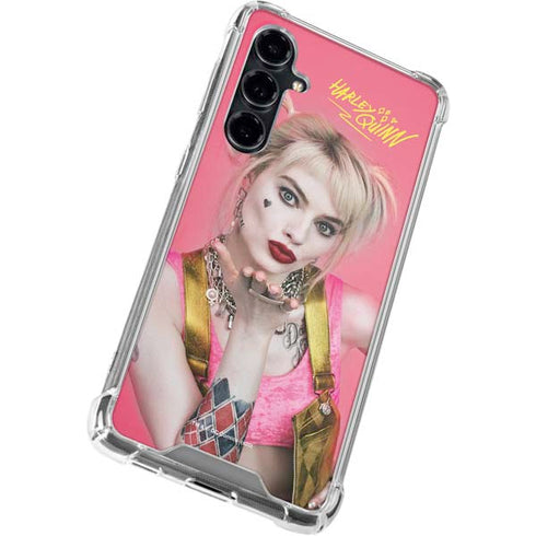 DC Comics Harley Quinn Blowing Kisses Galaxy S23 FE Clear Case