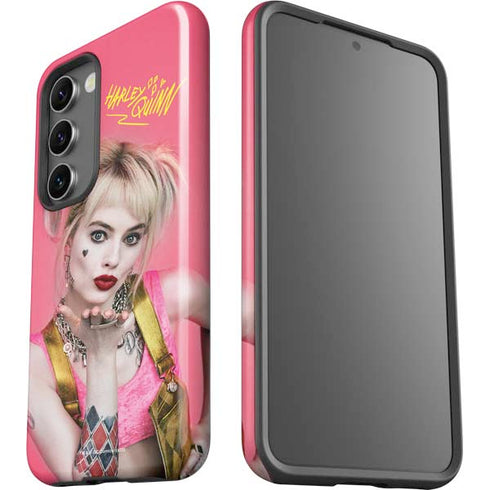 DC Comics Harley Quinn Movie Character Poster Galaxy S23 Plus Pro Case