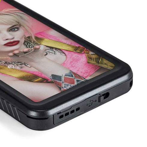 DC Comics Harley Quinn Movie Character Poster Galaxy S23 Plus Waterproof Case