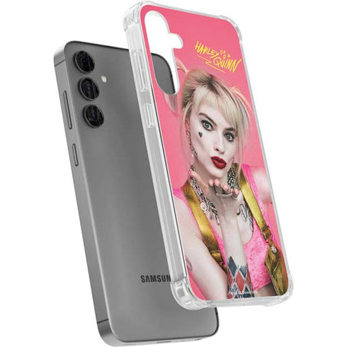 DC Comics Harley Quinn Blowing Kisses Galaxy S24 Plus Clear Case