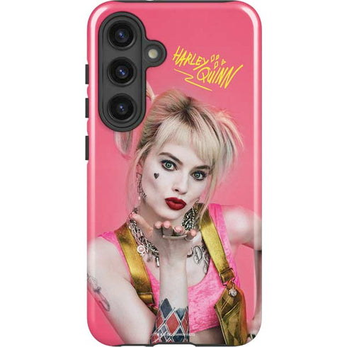 DC Comics Harley Quinn Blowing Kisses Galaxy S24 Plus Impact Case