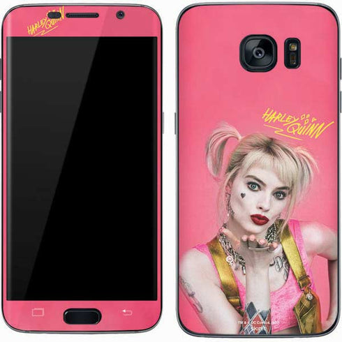 DC Comics Harley Quinn Movie Character Poster Galaxy S7 Skin