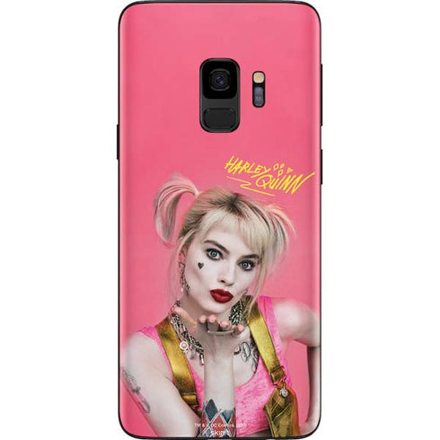 DC Comics Harley Quinn Movie Character Poster Galaxy S9 Skin