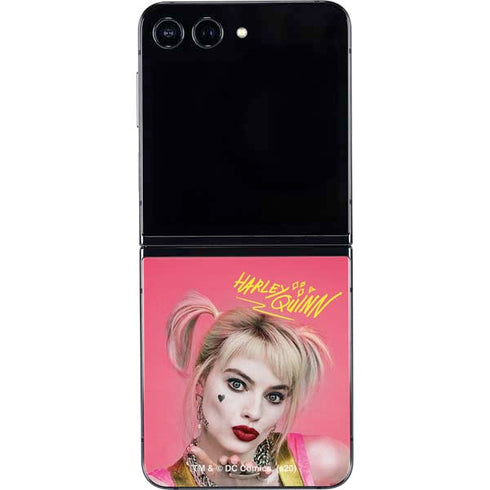 DC Comics Harley Quinn Blowing Kisses Galaxy Z Flip5 5G Skin