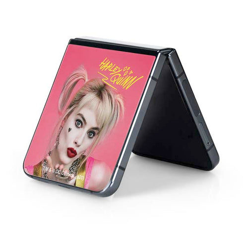 DC Comics Harley Quinn Blowing Kisses Galaxy Z Flip5 5G Skin
