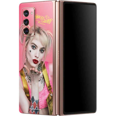 DC Comics Harley Quinn Movie Character Poster Galaxy Z Fold2 5G Skin