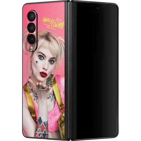 DC Comics Harley Quinn Movie Character Poster Galaxy Z Fold3 5G Skin