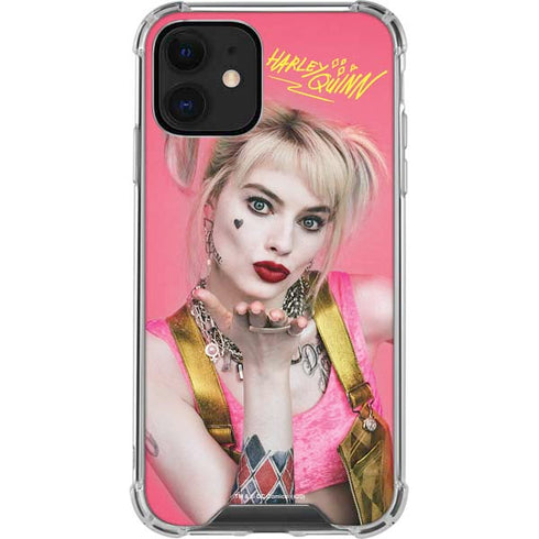 DC Comics Harley Quinn Movie Character Poster iPhone 12 Clear Case