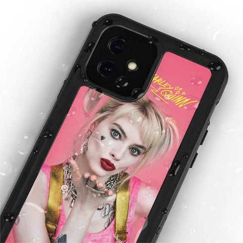 DC Comics Harley Quinn Movie Character Poster iPhone 12 Mini Waterproof Case