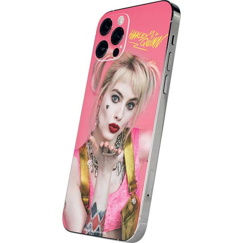 DC Comics Harley Quinn Movie Character Poster iPhone 12 Pro Skin