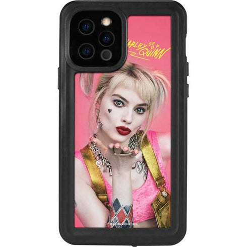 DC Comics Harley Quinn Movie Character Poster iPhone 12 Pro Waterproof Case