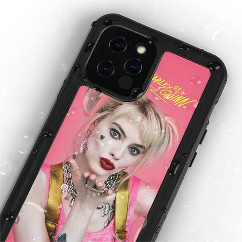 DC Comics Harley Quinn Movie Character Poster iPhone 12 Pro Waterproof Case