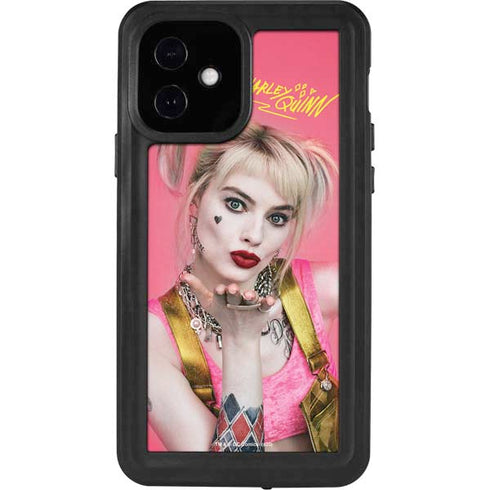 DC Comics Harley Quinn Movie Character Poster iPhone 12 Waterproof Case