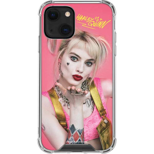 DC Comics Harley Quinn Movie Character Poster iPhone 13 Mini Clear Case