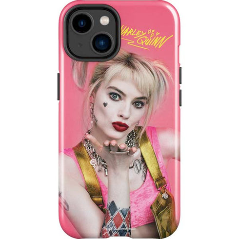 DC Comics Harley Quinn Movie Character Poster iPhone 14 Plus Impact Case