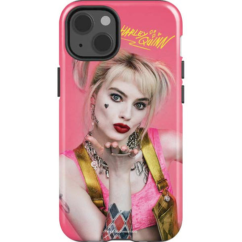 DC Comics Harley Quinn Blowing Kisses iPhone 15 Impact Case