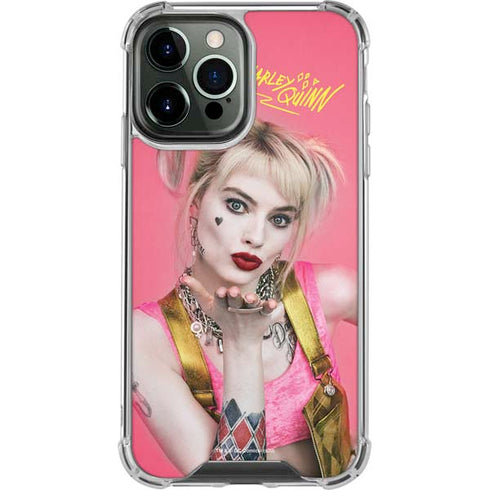 DC Comics Harley Quinn Movie Character Poster iPhone 14 Pro Max Clear Case