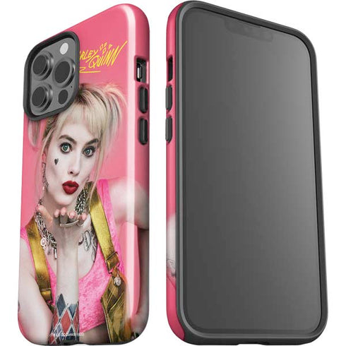 DC Comics Harley Quinn Blowing Kisses iPhone 15 Pro Max Impact Case