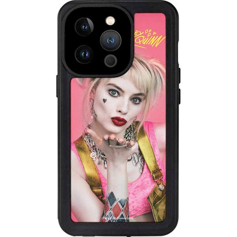 DC Comics Harley Quinn Movie Character Poster iPhone 14 Pro Waterproof Case