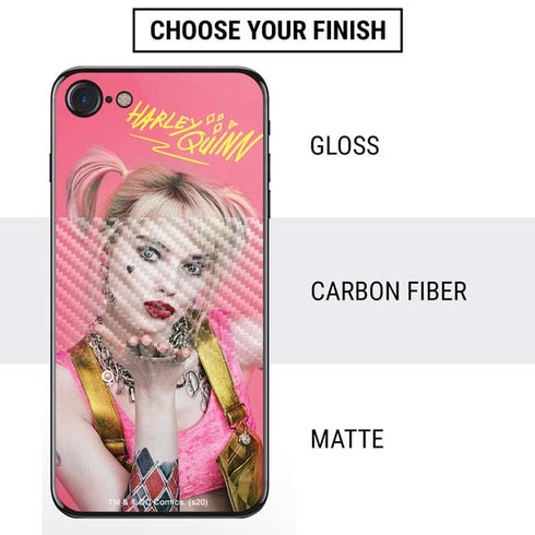 DC Comics Harley Quinn Movie Character Poster iPhone SE (2nd & 3rd Gen) Skin